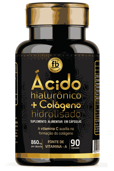 Ácido Hialurônico + Colágeno 90cap