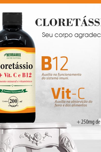 Cloretássio Líquido -200ml
